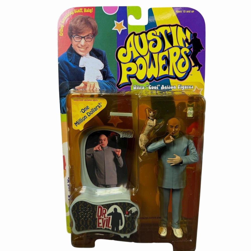Vintage 1999 McFarlane Toys Austin Powers Dr. Evil Action Figure RARE - NEW